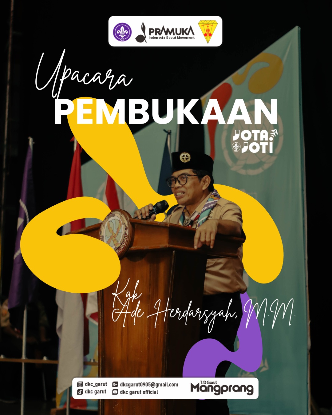JOTA-JOTI 2026 Kwarcab Garut Digelar 16-18 Oktober di Art Center dan SKB Cisurupan