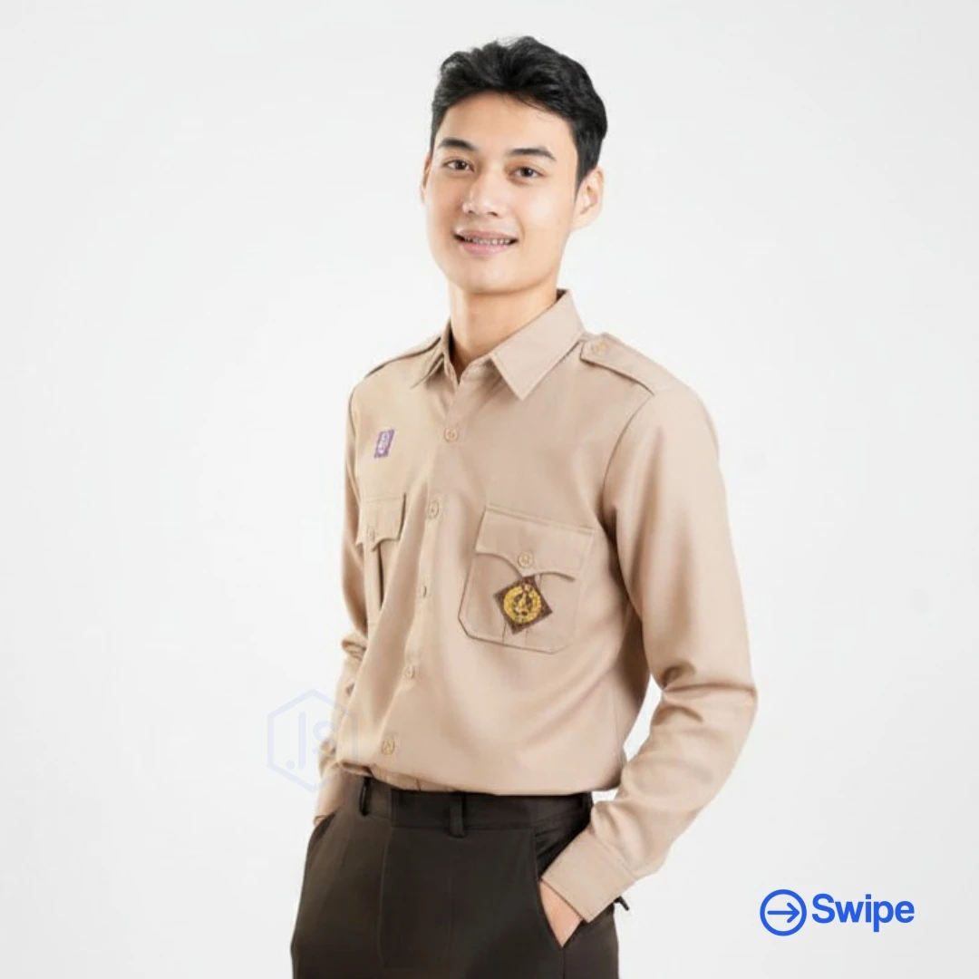 Pembina - Atasan Pramuka Lengan Panjang Putra (PA)