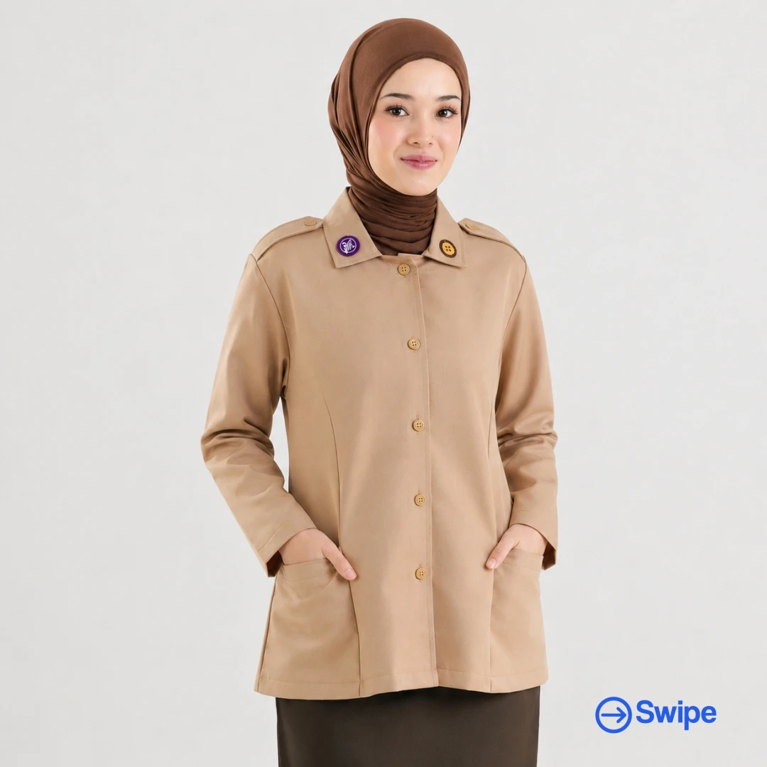 Pembina - Atasan Pramuka Lengan Panjang Putri (PI)