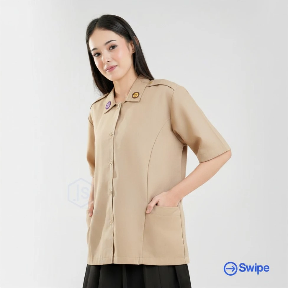 Penegak/Pandega - Atasan Pramuka Lengan Pendek Putri (PI)