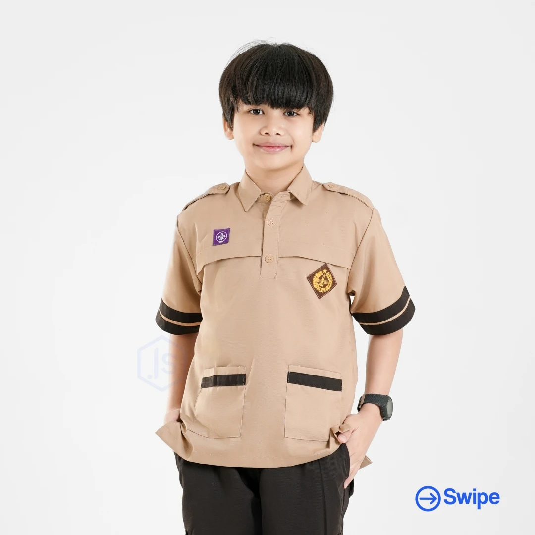 Siaga - Atasan Pramuka Lengan Pendek Putra (PA)