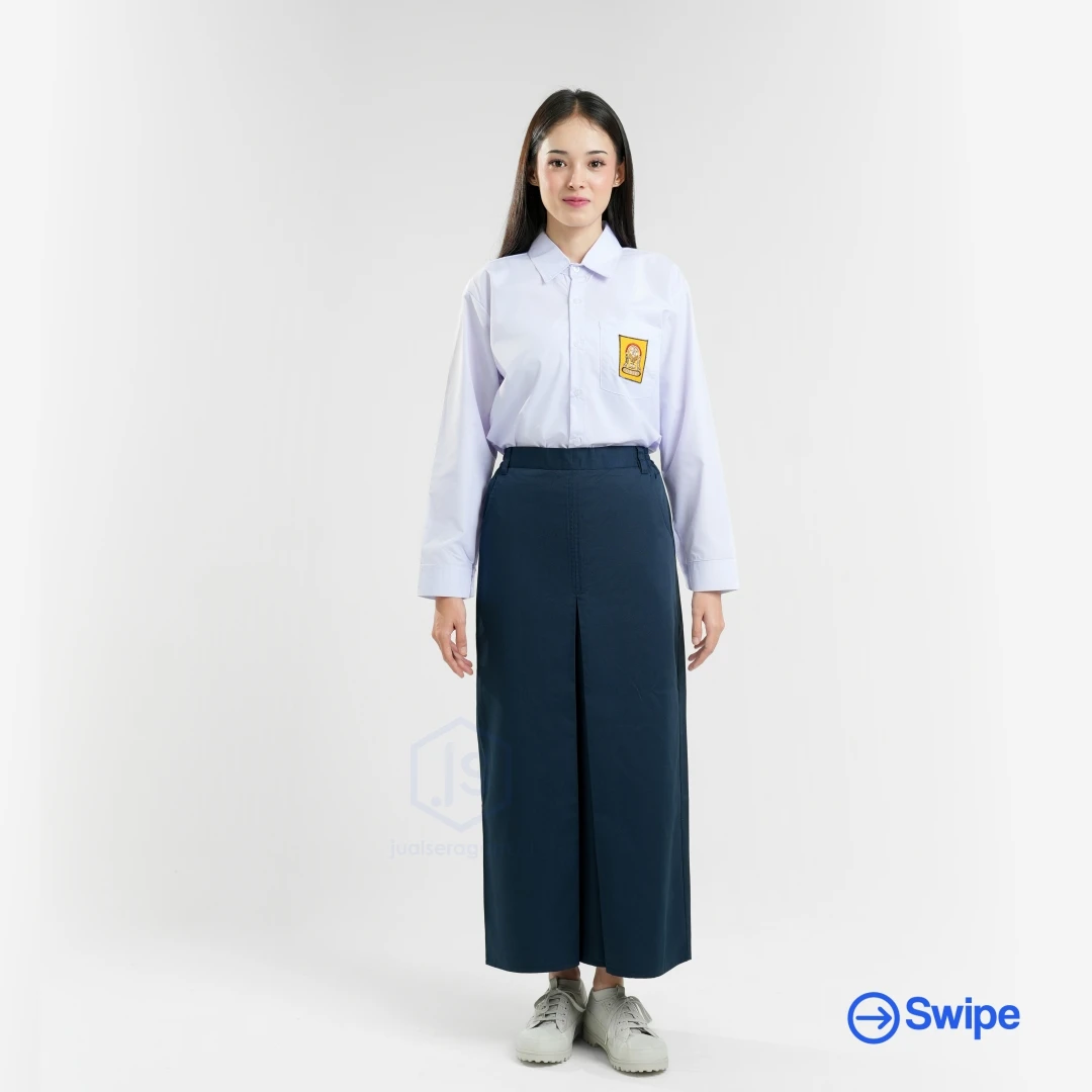 SMP - Rok Panjang Span Karet Putri